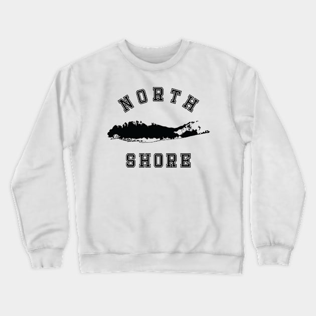 North Shore Block (Light Colors) Crewneck Sweatshirt by Proud Town Tees